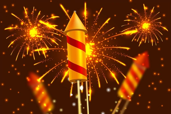 Arun Agencies' grand fireworks display - Professional pyrotechnics show with colorful explosions